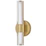2_Hinkley Bath Georgette Medium LED Sconce 5.25" Lacquered Brass more views