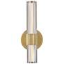 6_Hinkley Bath Georgette Medium LED Sconce 5.25" Lacquered Brass more views