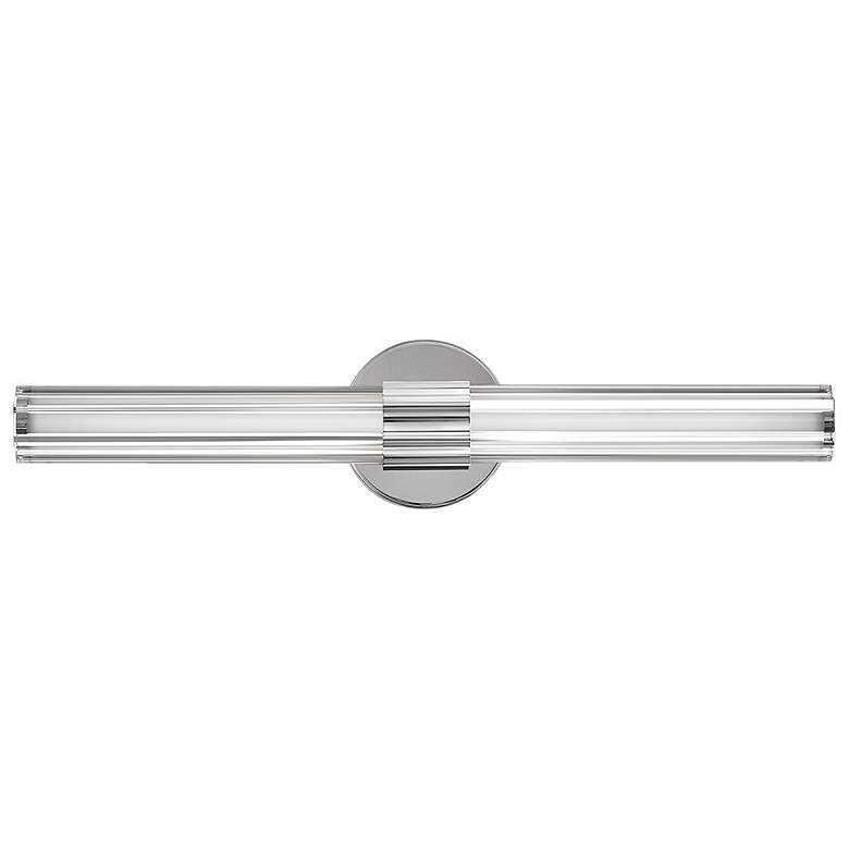 Image 2 Hinkley Bath Georgette Medium LED Vanity 24" Polished Nickel more views