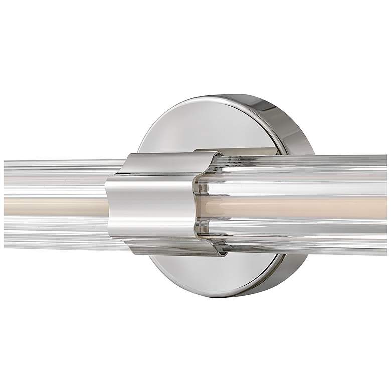 Image 3 Hinkley Bath Georgette Medium LED Vanity 24" Polished Nickel more views