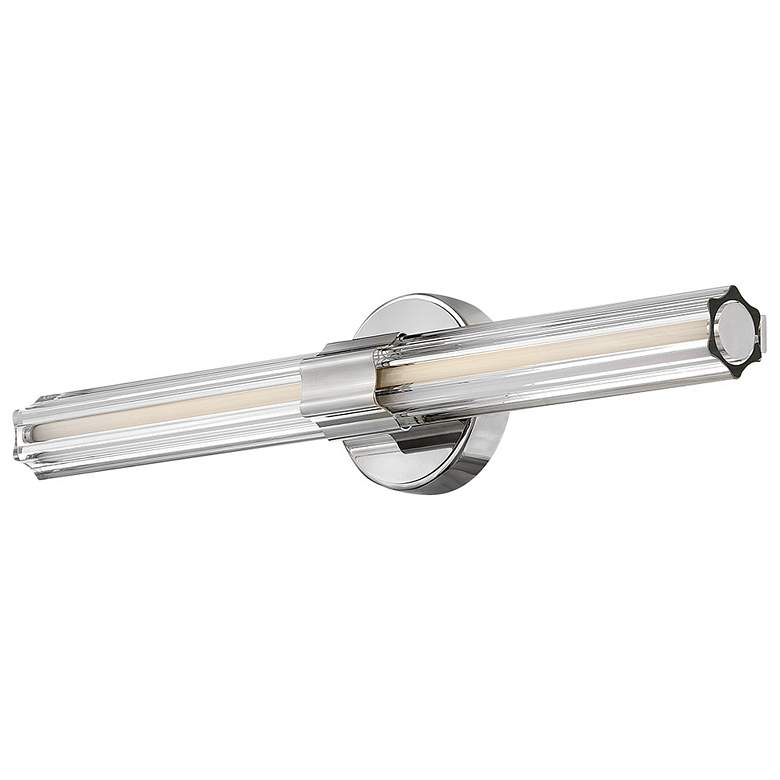 Image 7 Hinkley Bath Georgette Medium LED Vanity 24" Polished Nickel more views