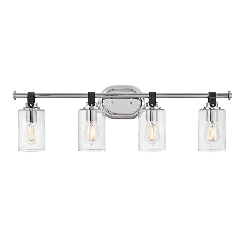 Image 2 Hinkley Bath Halstead Large Four Light Vanity 32" Chrome more views