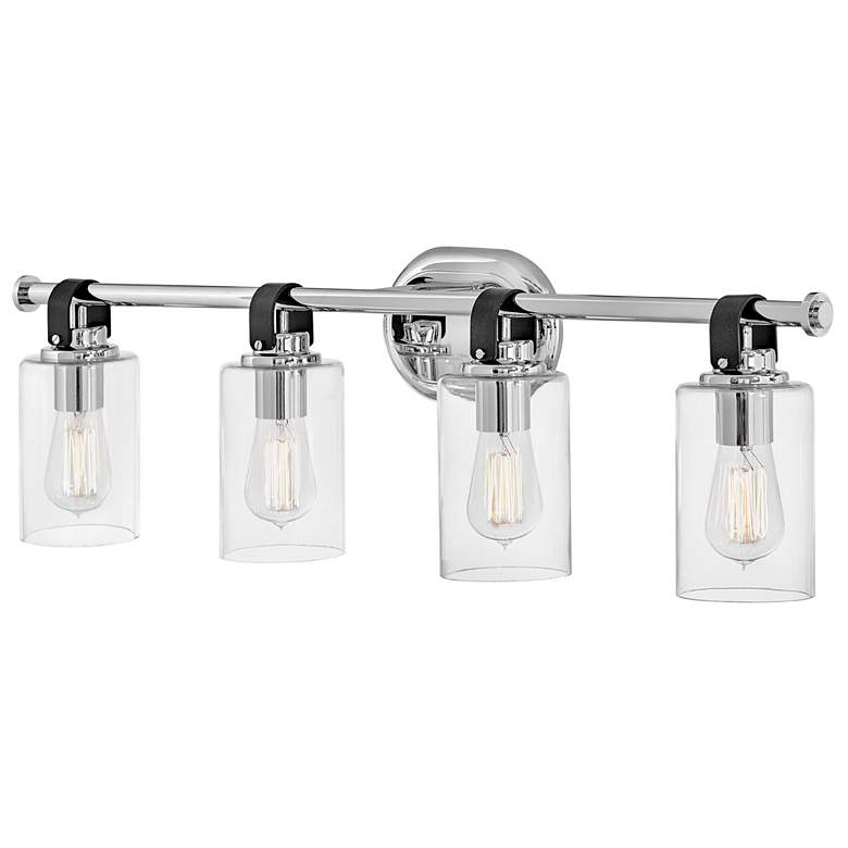 Image 3 Hinkley Bath Halstead Large Four Light Vanity 32" Chrome more views
