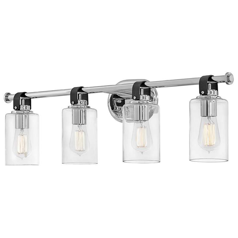 Image 4 Hinkley Bath Halstead Large Four Light Vanity 32" Chrome more views