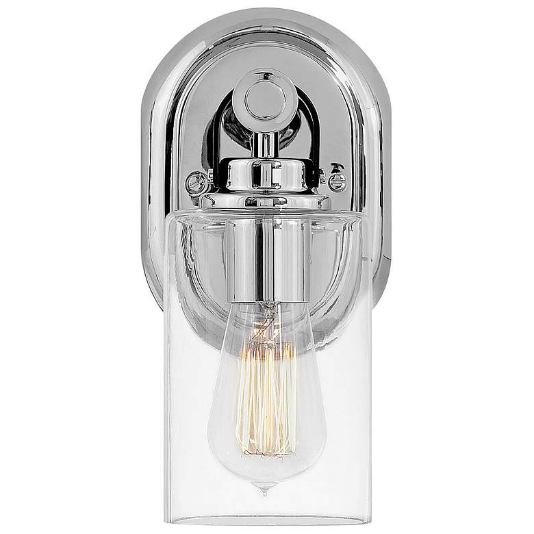 Image 1 Hinkley Bath Halstead Medium Single Light Vanity 5" Chrome