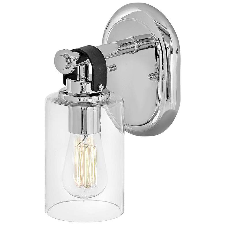 Image 3 Hinkley Bath Halstead Medium Single Light Vanity 5" Chrome more views