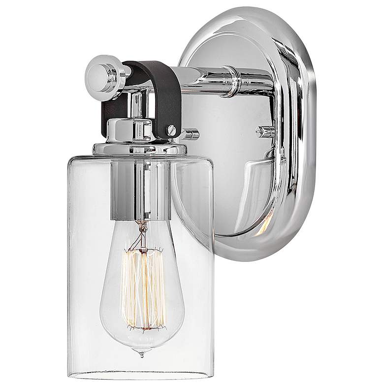 Image 4 Hinkley Bath Halstead Medium Single Light Vanity 5" Chrome more views