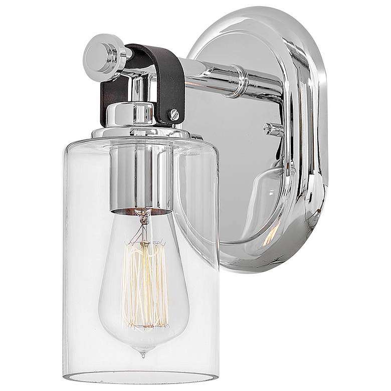 Image 5 Hinkley Bath Halstead Medium Single Light Vanity 5" Chrome more views