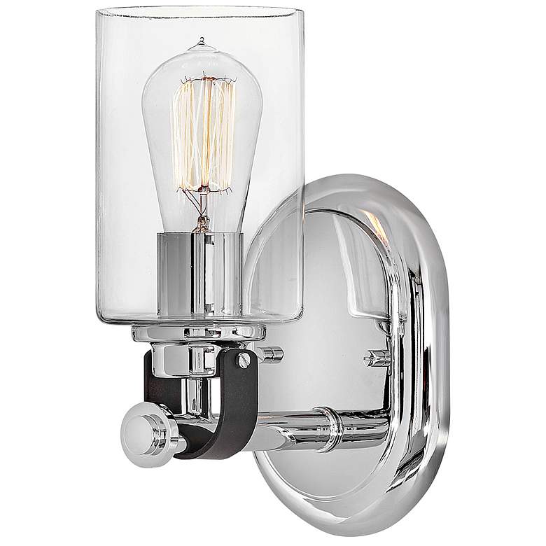 Image 7 Hinkley Bath Halstead Medium Single Light Vanity 5" Chrome more views