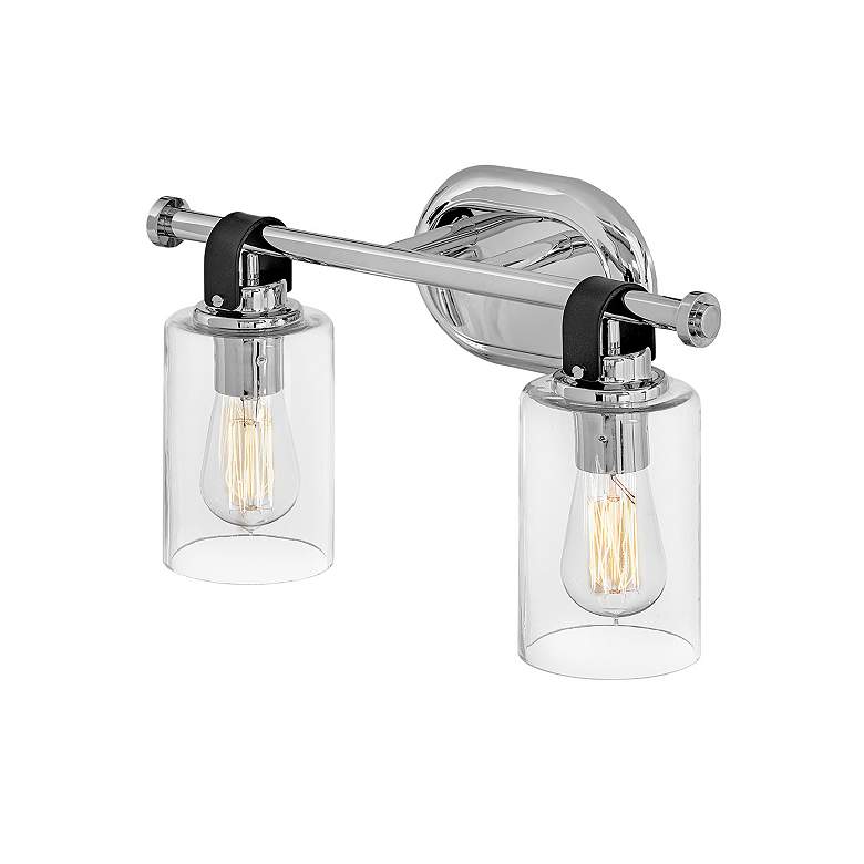 Image 3 Hinkley Bath Halstead Small Two Light Vanity 16" Chrome more views