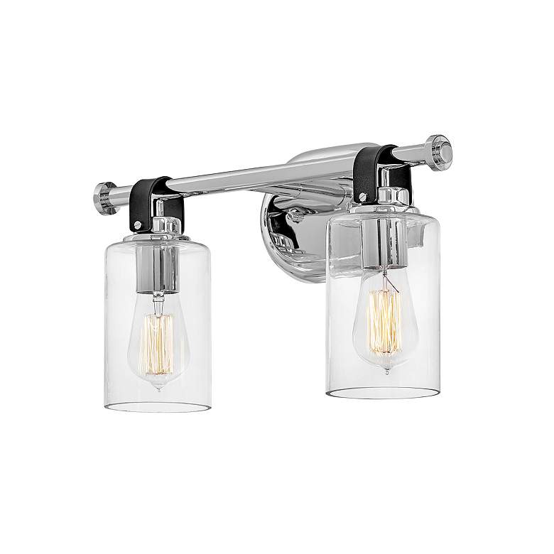 Image 4 Hinkley Bath Halstead Small Two Light Vanity 16" Chrome more views