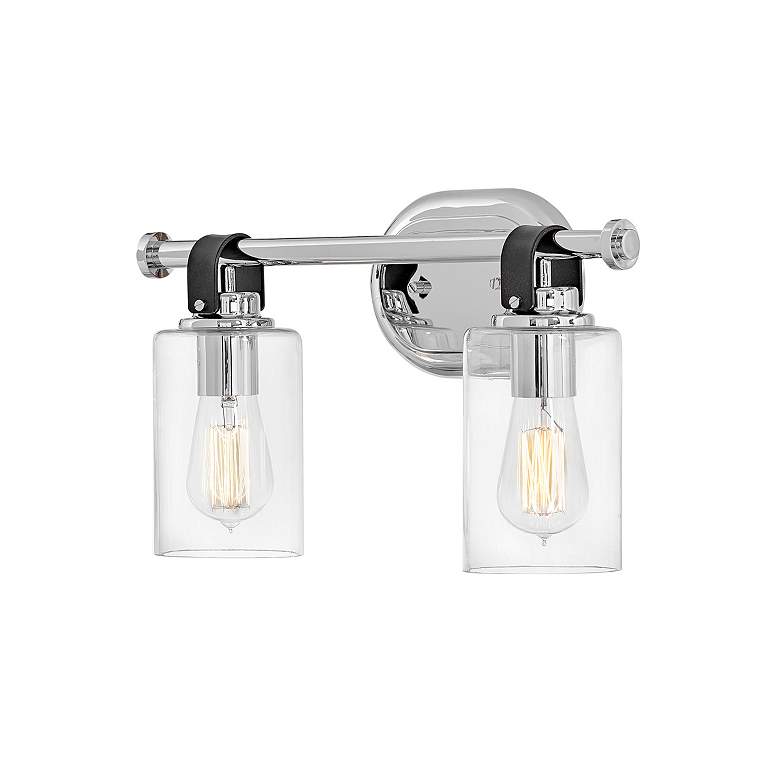 Image 6 Hinkley Bath Halstead Small Two Light Vanity 16" Chrome more views