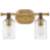 HINKLEY BATH HALSTEAD Two Light Vanity Heritage Brass
