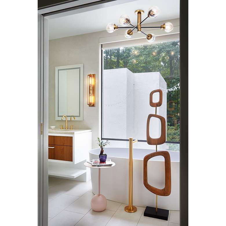 Image 3 Hinkley Bath Henri Large Two Light Vanity 4.75" Heritage Brass more views