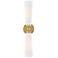 Hinkley Bath Jude Medium Two Light Vanity 5" Heritage Brass