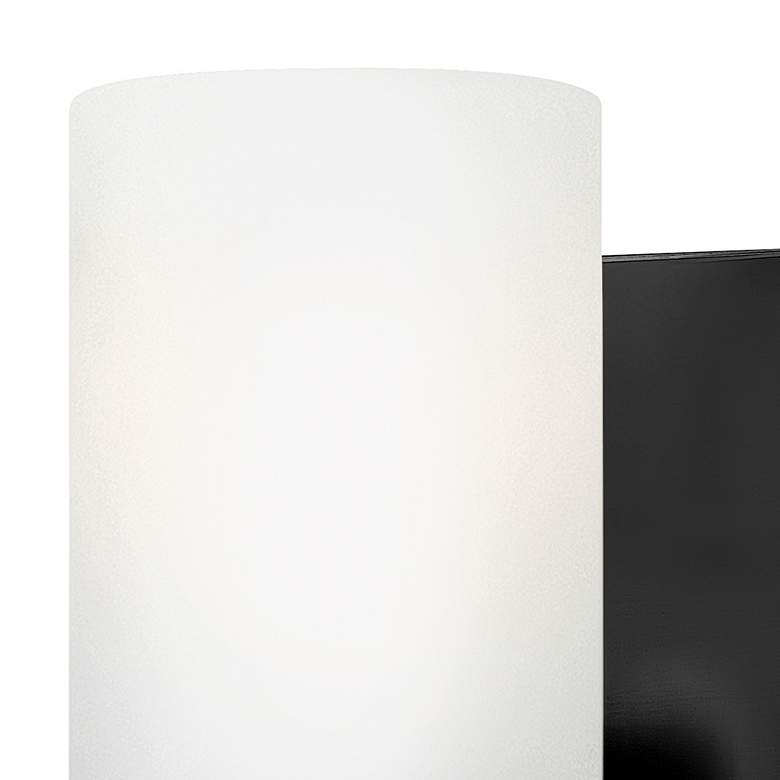 Image 2 Hinkley Bath Karlie Small Single Light Sconce 4.5" Black more views