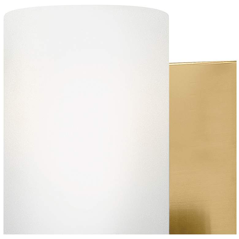 Image 2 Hinkley Bath Karlie Small Single Light Sconce 4.5" Lacquered Brass more views