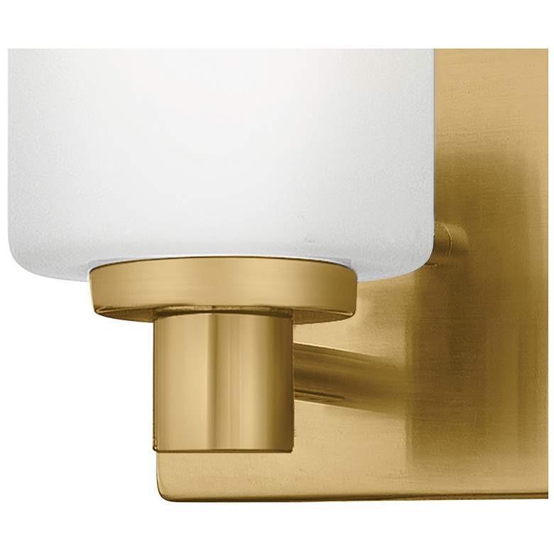 Image 3 Hinkley Bath Karlie Small Single Light Sconce 4.5" Lacquered Brass more views