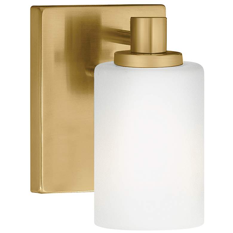Image 4 Hinkley Bath Karlie Small Single Light Sconce 4.5" Lacquered Brass more views