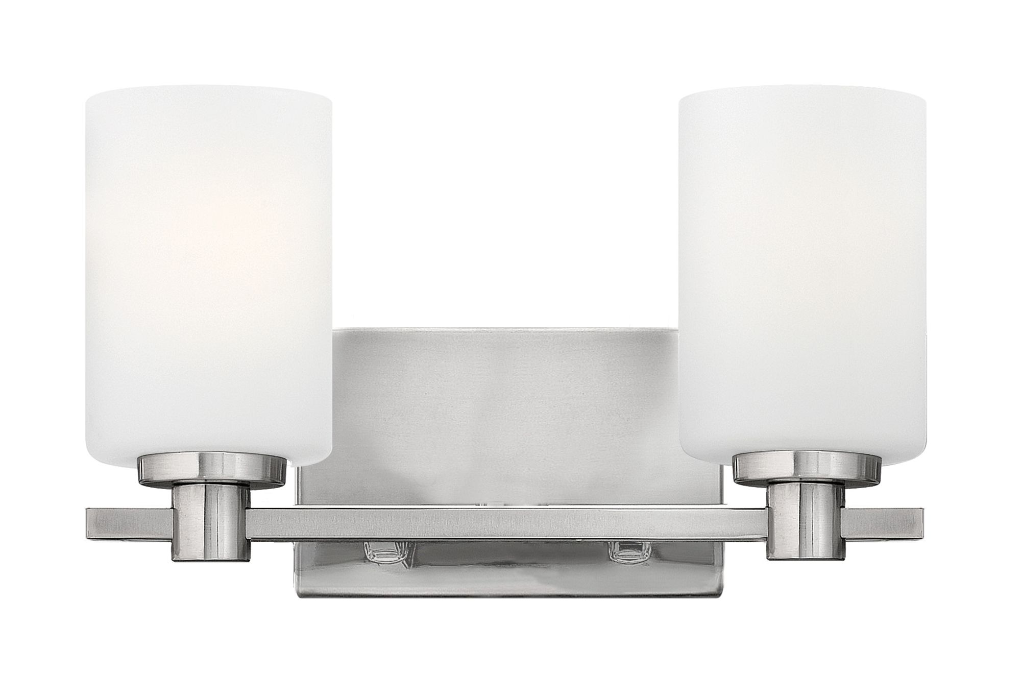 Image 2 Hinkley Bath Karlie Small Two Light Vanity 13.25" Brushed Nickel more views