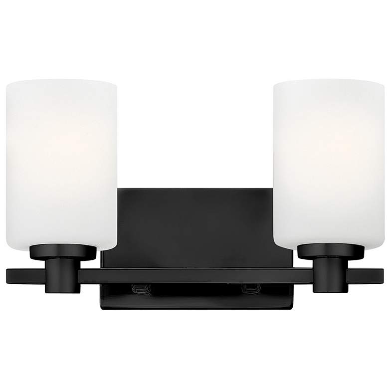 Image 1 Hinkley Bath Karlie Small Two Light Vanity 13.25" Black