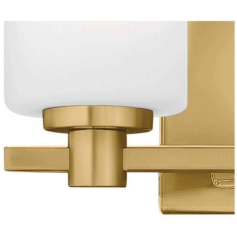 Image 3 Hinkley Bath Karlie Small Two Light Vanity 13.25" Lacquered Brass more views