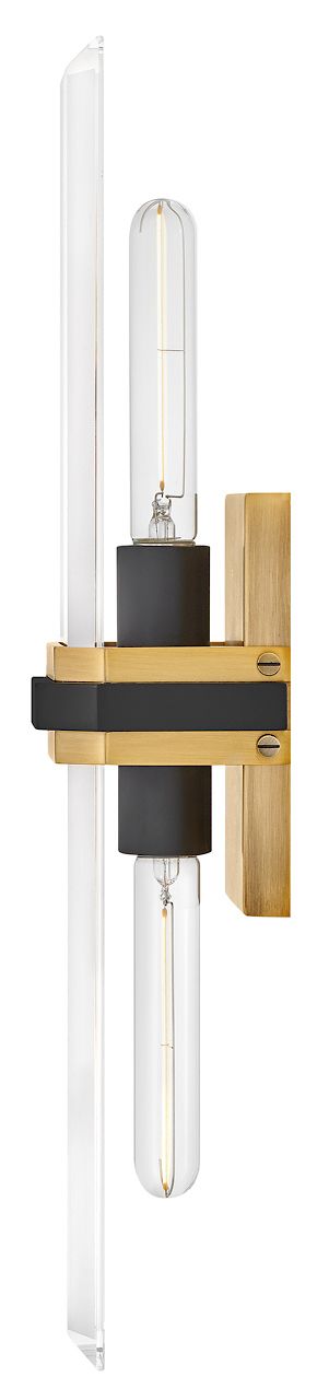 Image 5 Hinkley Bath Kipton Large Sconce 23.5" Heritage Brass more views