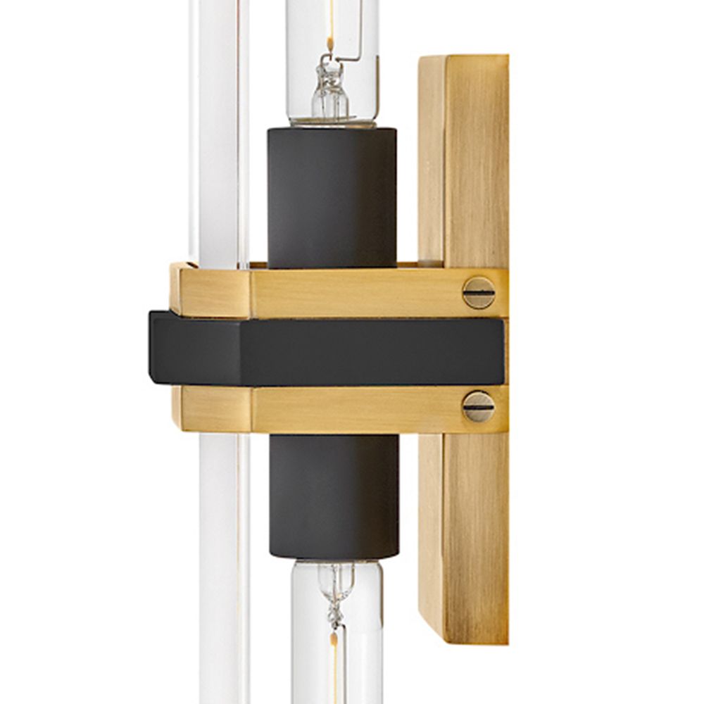 Image 7 Hinkley Bath Kipton Large Sconce 23.5" Heritage Brass more views