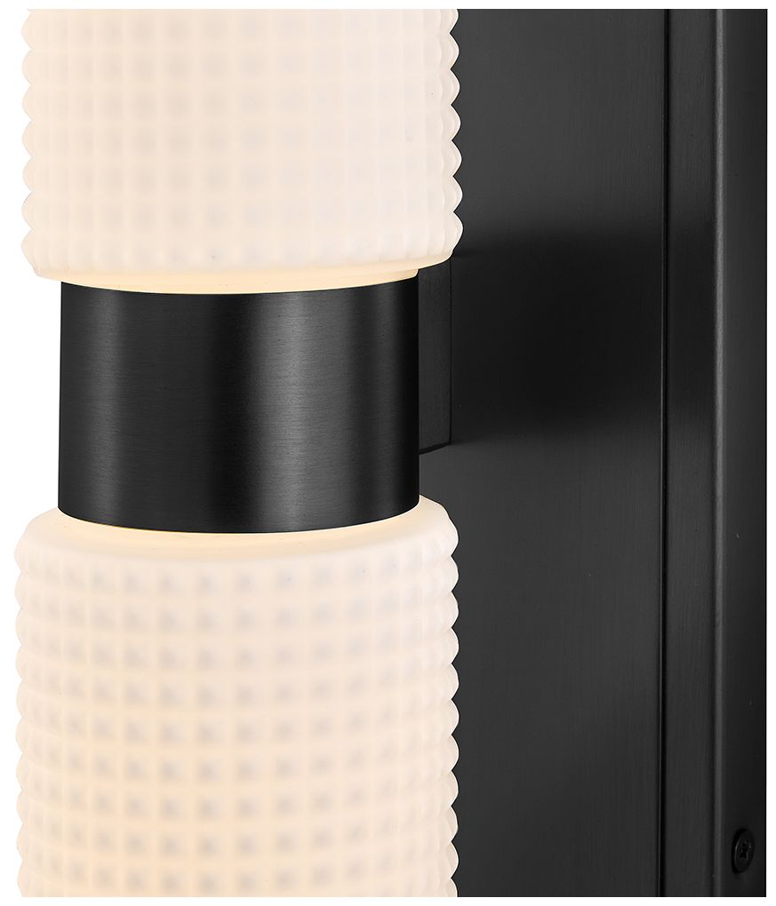 Image 4 Hinkley Bath Lottie Medium LED Vanity 4.75" Black more views