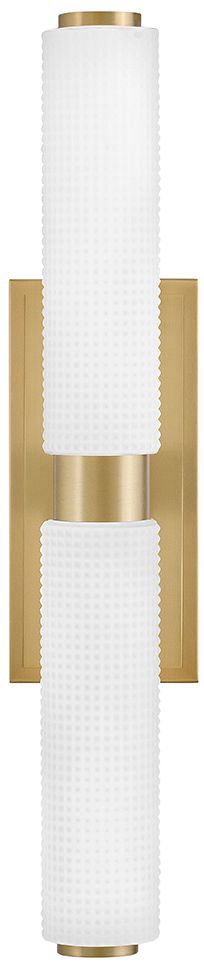 Image 2 Hinkley Bath Lottie Medium LED Vanity 4.75" Lacquered Brass more views