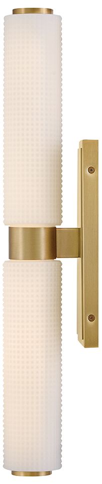 Image 7 Hinkley Bath Lottie Medium LED Vanity 4.75" Lacquered Brass more views