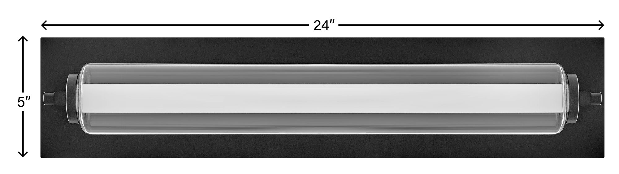 Hinkley - Bath Lucien Medium LED Vanity- Black