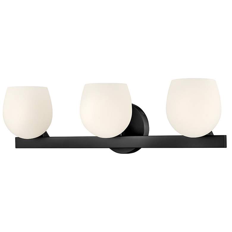 Image 6 Hinkley Bath Mae Medium Three Light Vanity 24" Black more views