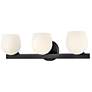 6_Hinkley Bath Mae Medium Three Light Vanity 24" Black more views
