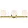 Hinkley Bath Mae Medium Three Light Vanity 24" Lacquered Brass