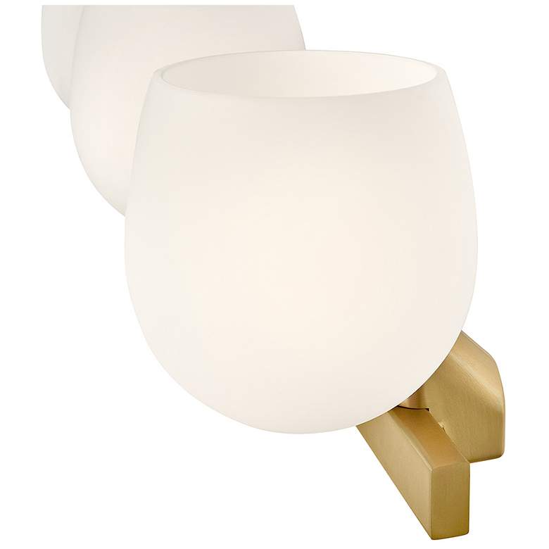 Image 3 Hinkley Bath Mae Medium Three Light Vanity 24" Lacquered Brass more views