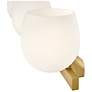 3_Hinkley Bath Mae Medium Three Light Vanity 24" Lacquered Brass more views