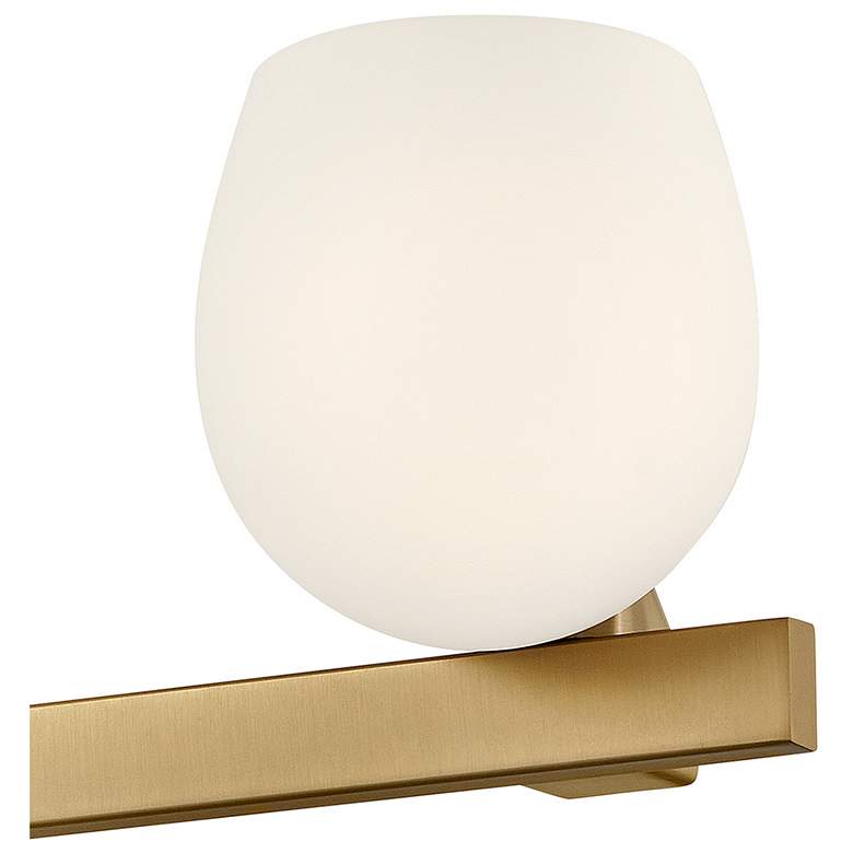 Image 4 Hinkley Bath Mae Medium Three Light Vanity 24" Lacquered Brass more views