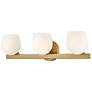 6_Hinkley Bath Mae Medium Three Light Vanity 24" Lacquered Brass more views