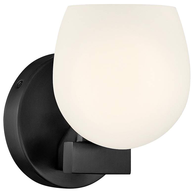 Image 1 Hinkley Bath Mae Small Single Light Sconce 5.25" Black
