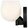 4_Hinkley Bath Mae Small Single Light Sconce 5.25" Black more views