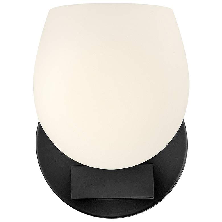 Image 5 Hinkley Bath Mae Small Single Light Sconce 5.25" Black more views