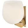 3_Hinkley Bath Mae Small Single Light Sconce 5.25" Lacquered Brass more views