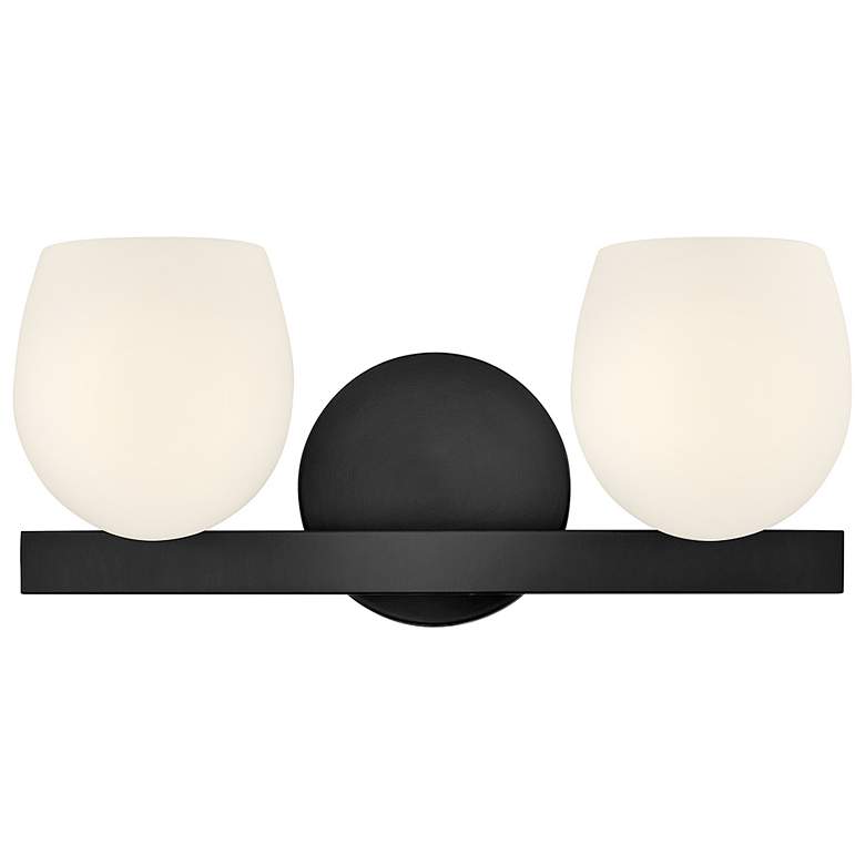 Image 1 Hinkley Bath Mae Small Two Light Vanity 15" Black