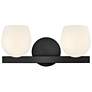 1_Hinkley Bath Mae Small Two Light Vanity 15" Black