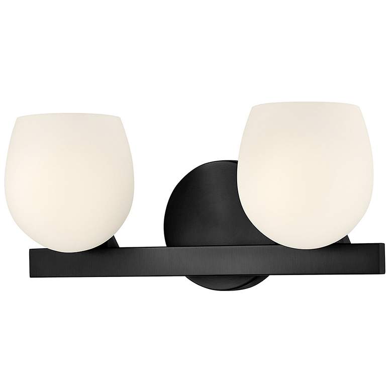 Image 5 Hinkley Bath Mae Small Two Light Vanity 15" Black more views
