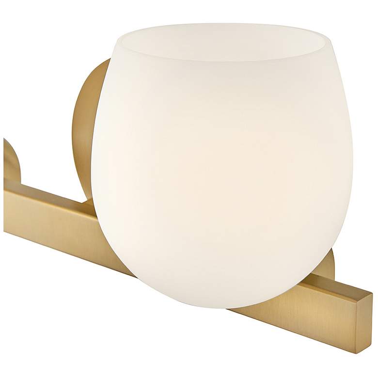 Image 3 Hinkley Bath Mae Small Two Light Vanity 15" Lacquered Brass more views
