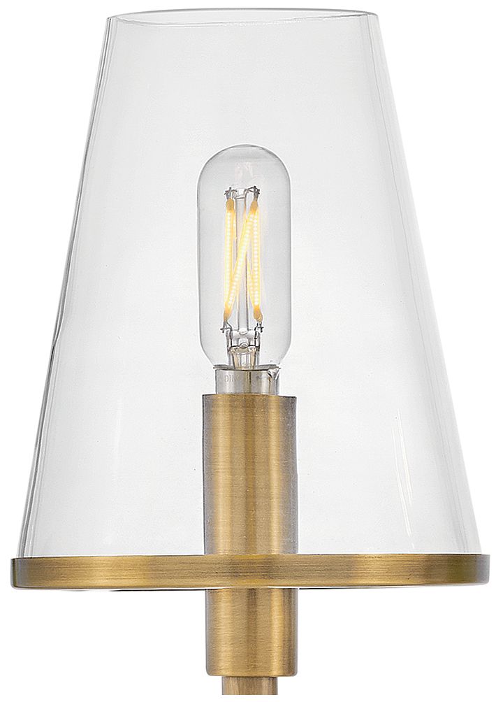 HINKLEY BATH MARTEN Medium Three Light Vanity Heritage Brass