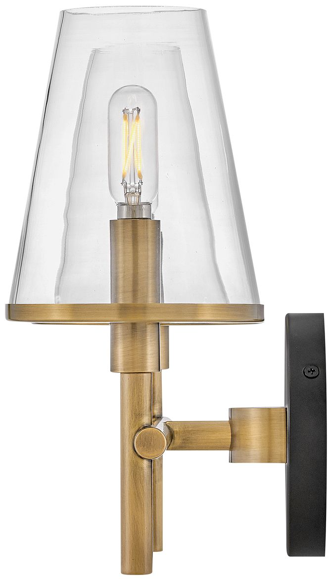 HINKLEY BATH MARTEN Medium Two Light Vanity Heritage Brass