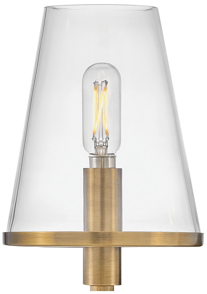 HINKLEY BATH MARTEN Medium Two Light Vanity Heritage Brass